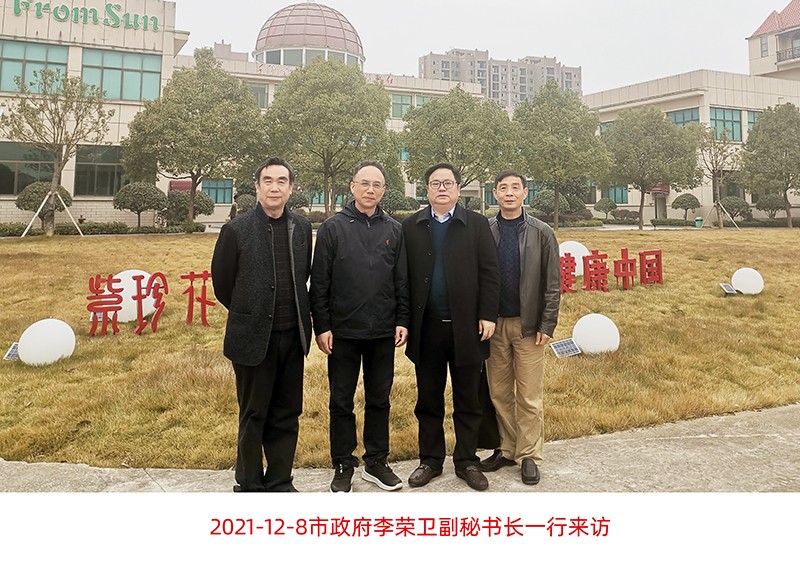 市政府李榮衛(wèi)副秘書(shū)長(zhǎng)一行來(lái)訪